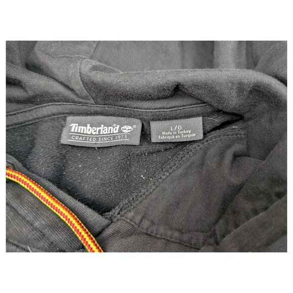 Men's Timberland Tree Core Logo Colorful Pullover Hoodie Size Large - Picture 7 of 12